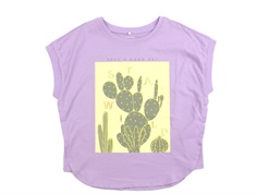 Name It orchid bloom top print